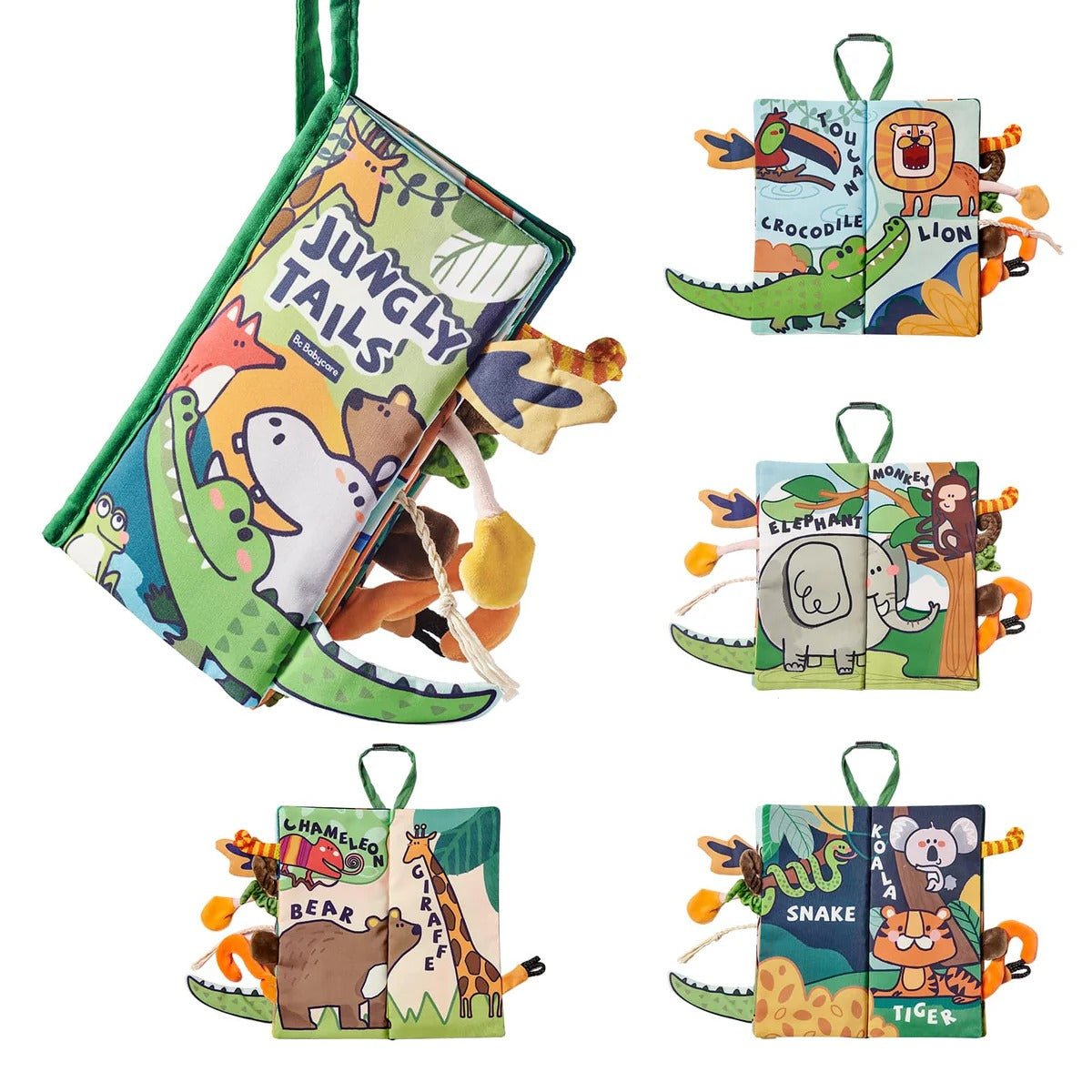 Bc Babycare - Animal Tails Cloth Books