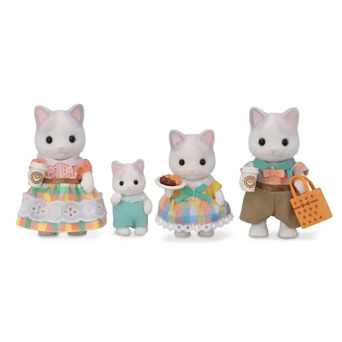 Sylvanian Families - Latte Cat Family