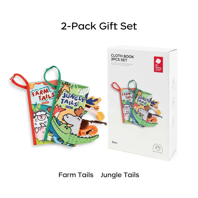 Bc Babycare - Animal Tails Cloth Books