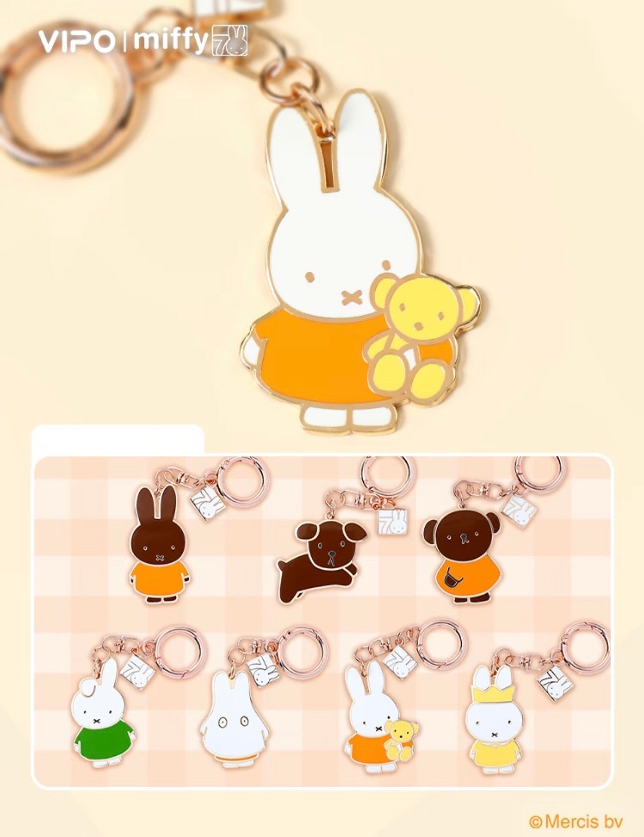 VIPO x Miffy 70th Anniversary Keychain Blind Box