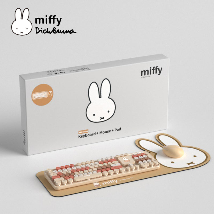 Mipow x Miffy 104 Keyboard & Mouse Combo w/ Pad