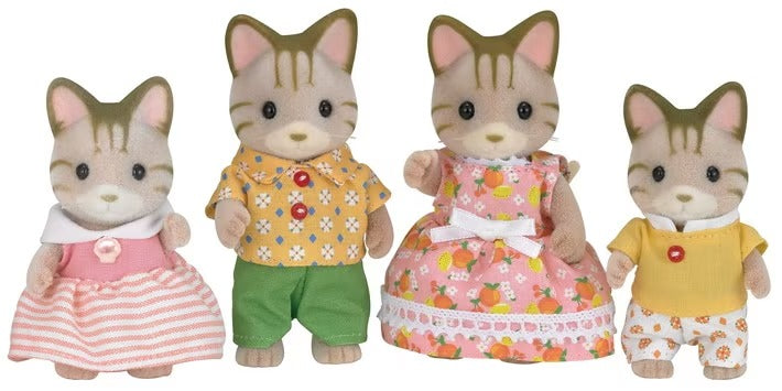 Sylvanian Families - Striped Cat Family
