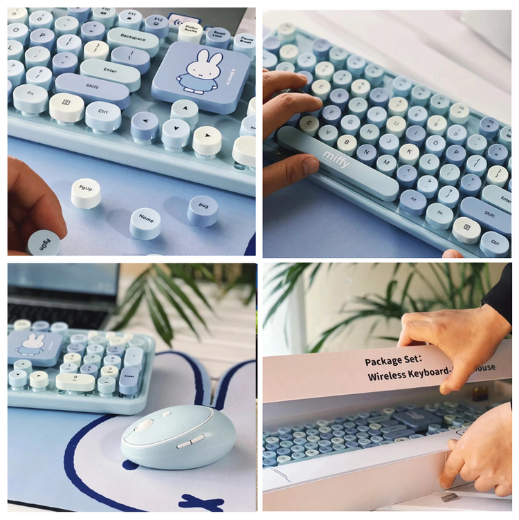 Mipow x Miffy 104 Keyboard & Mouse Combo w/ Pad