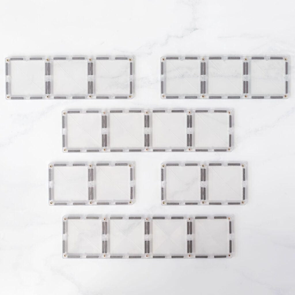 CONNETIX - Clear Rectangle Pack 12 pc