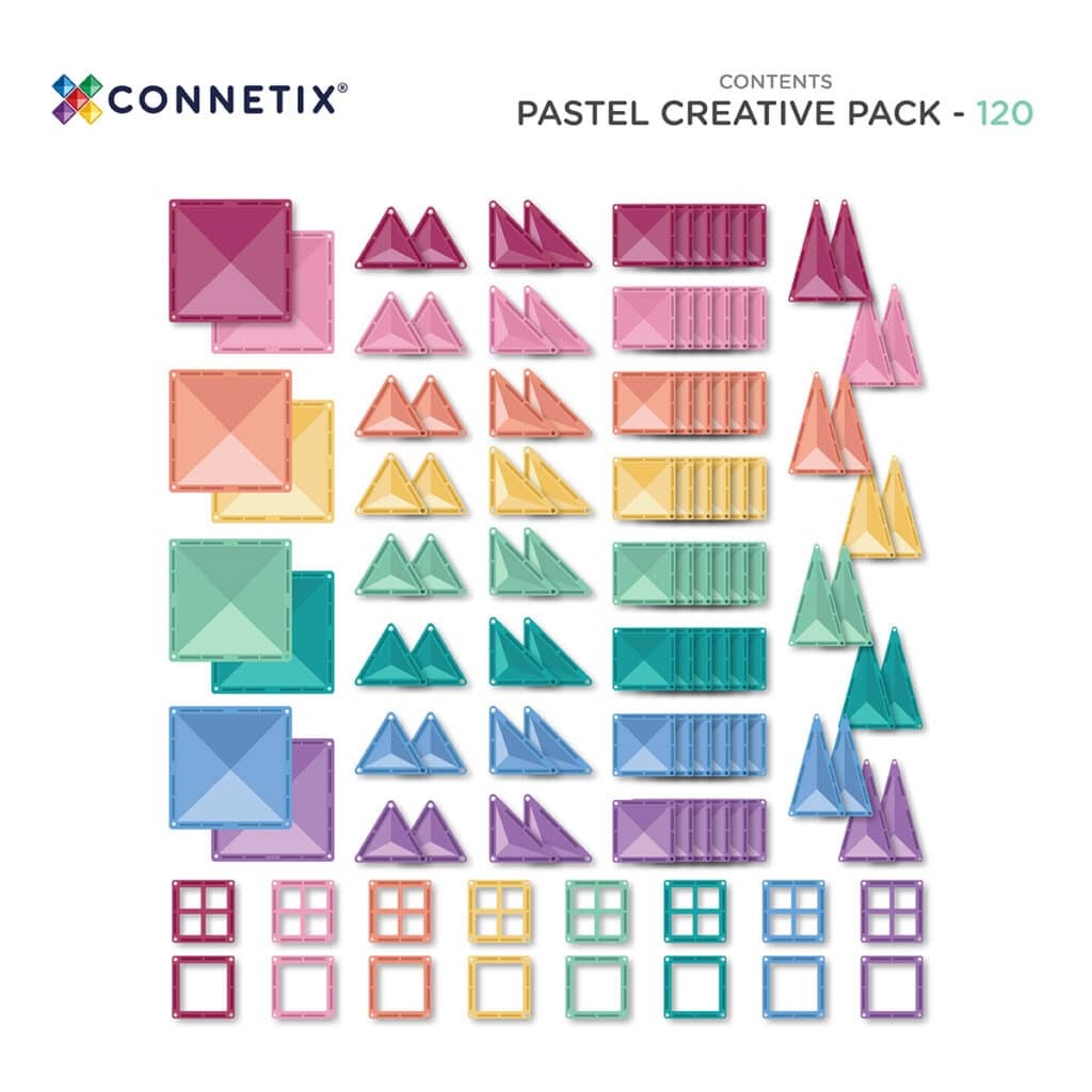 CONNETIX - Pastel Creative pack 120 pc
