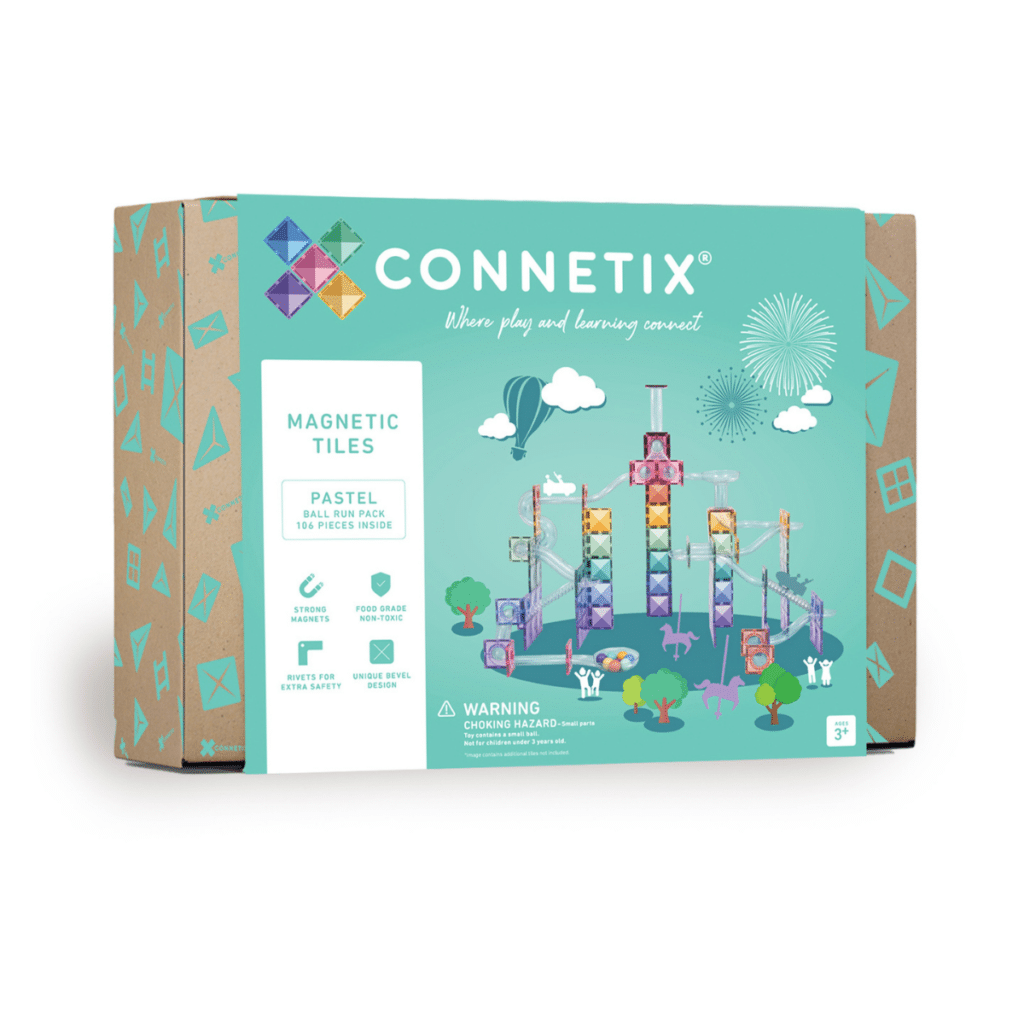 CONNETIX - Pastel Ball Run Pack 106 pc