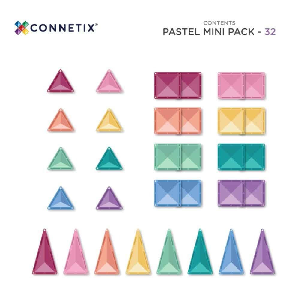 CONNETIX - Pastel Mini Pack 32 pc
