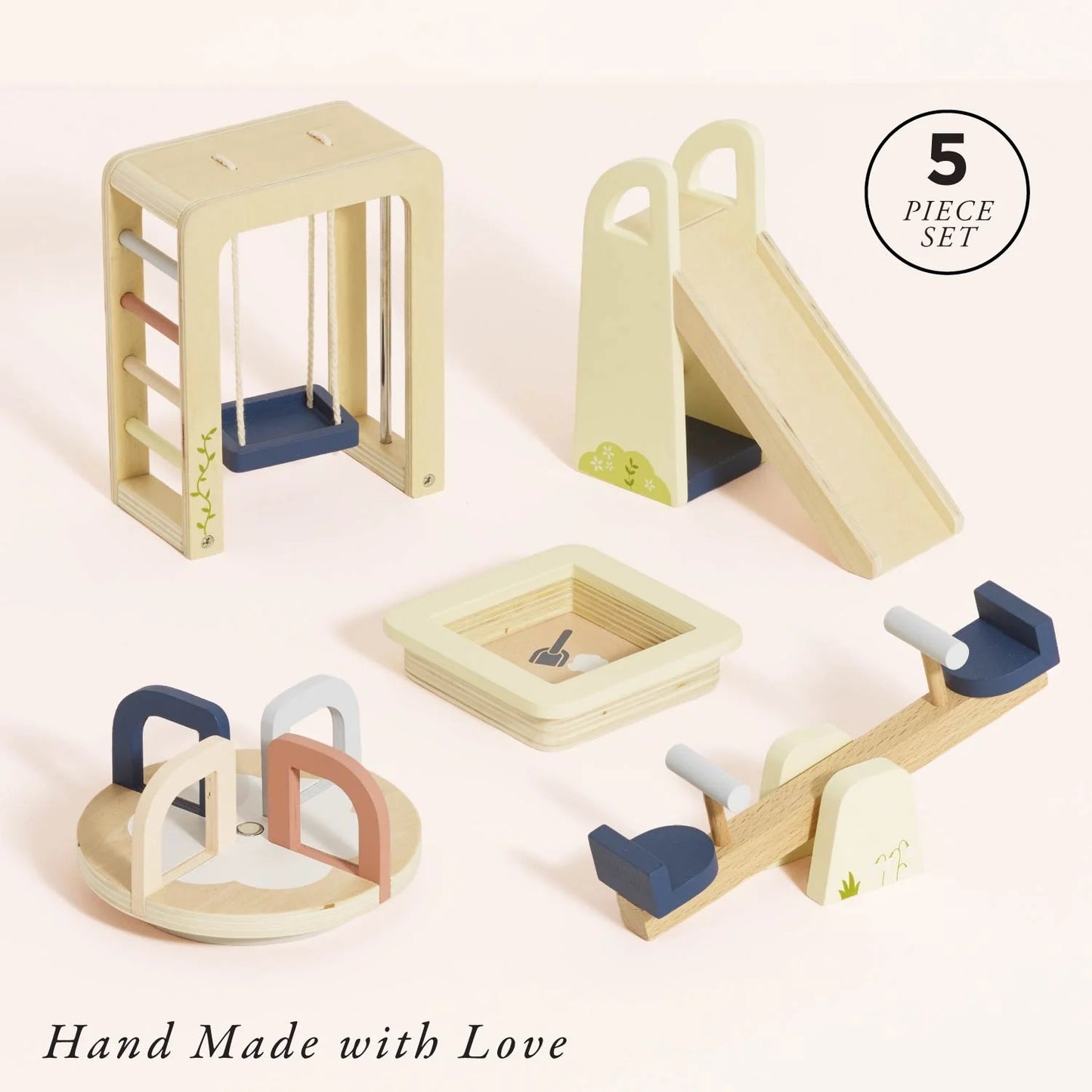 LE TOY VAN - Wooden Dolls House Outdoor Play Furniture - 5 piece