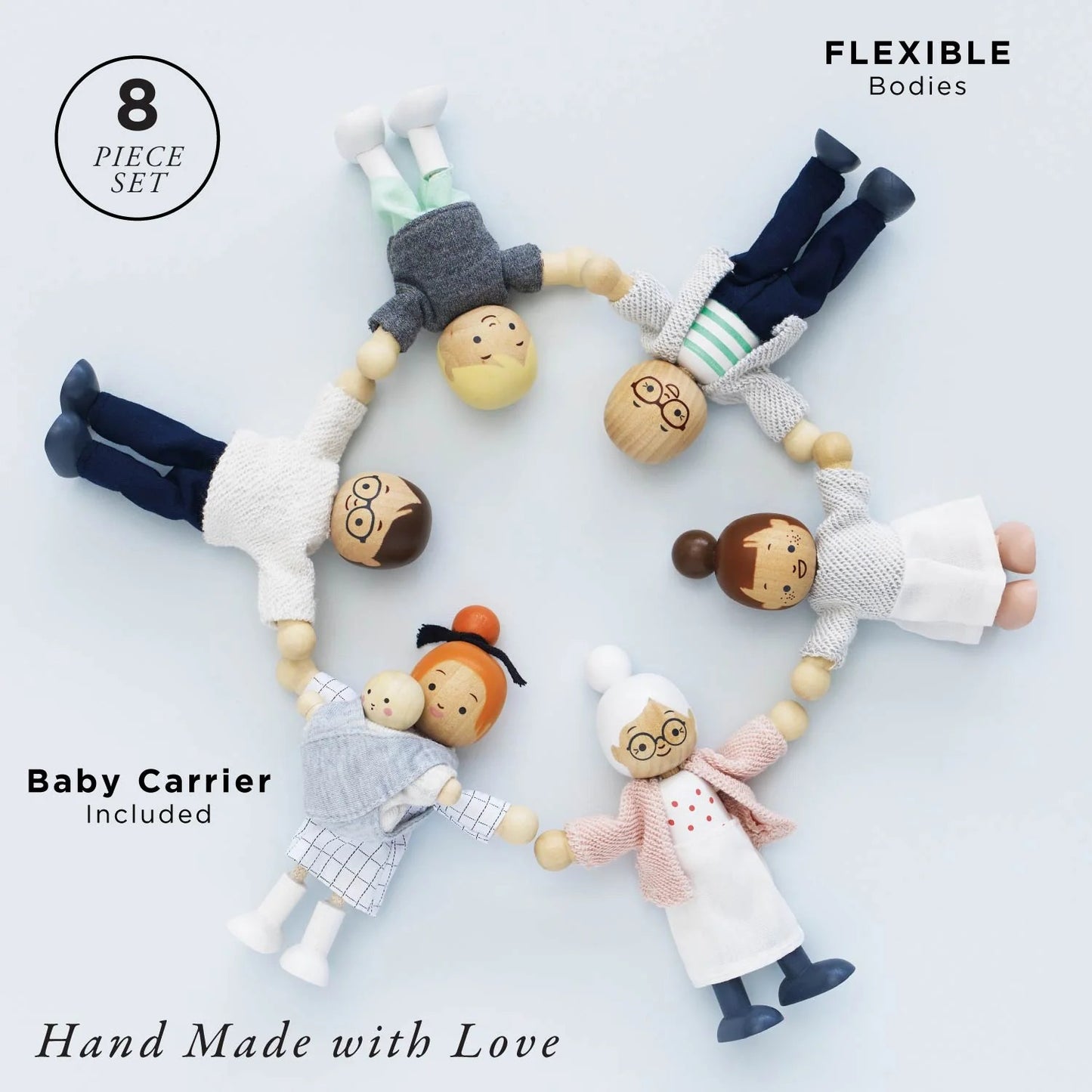 LE TOY VAN - Wooden Dolls House Family