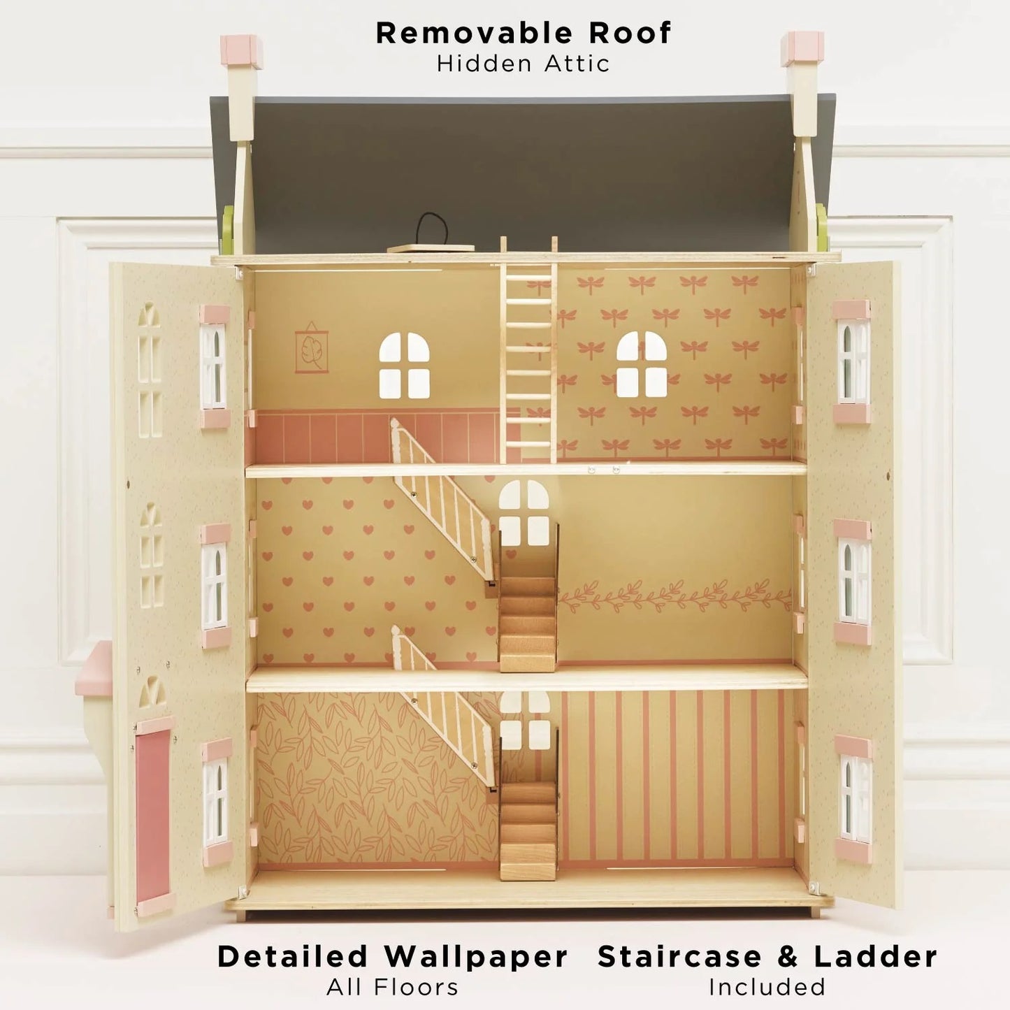 LE TOY VAN - Cherry Tree Hall Wooden Dolls House