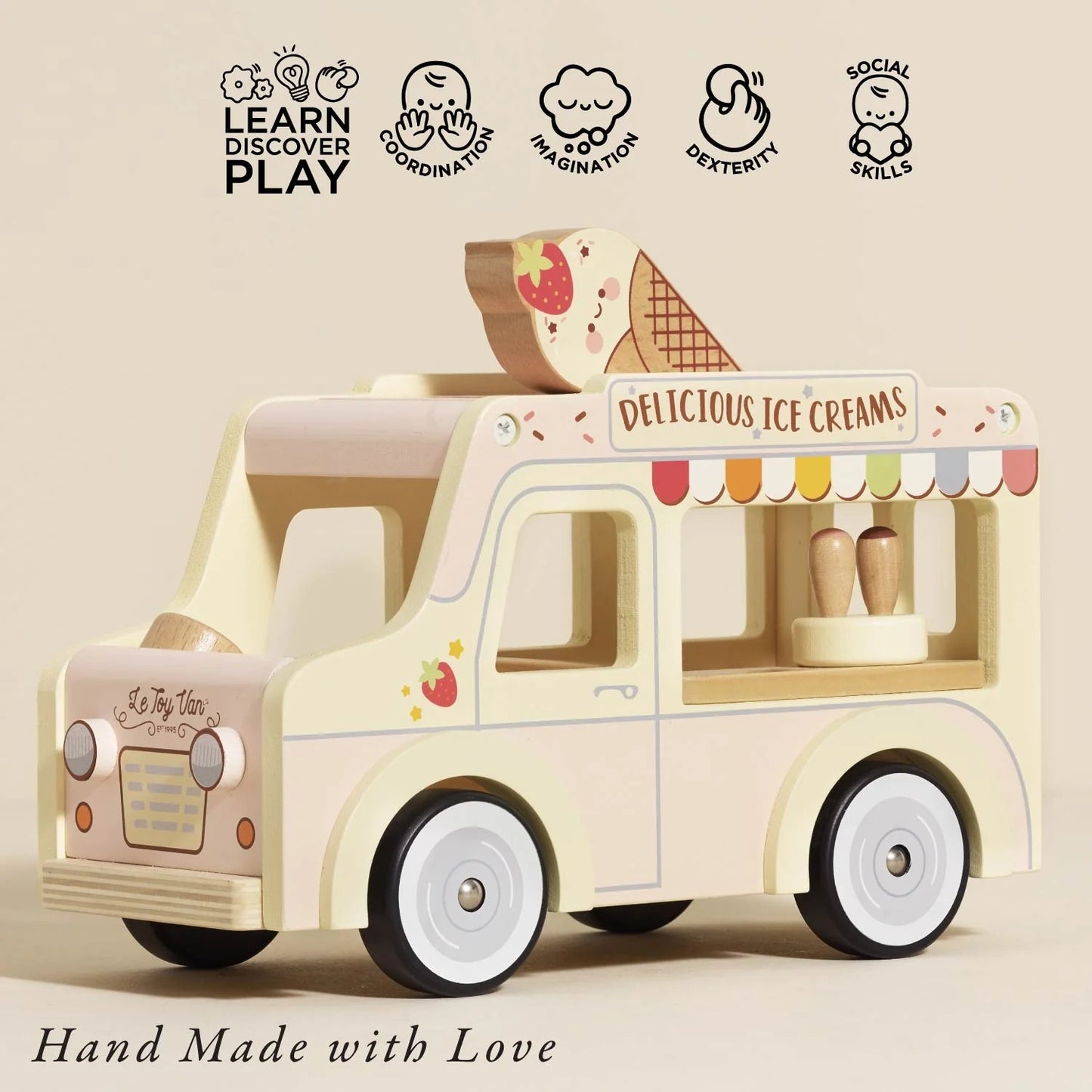 LE TOY VAN - Wooden Ice Cream Van