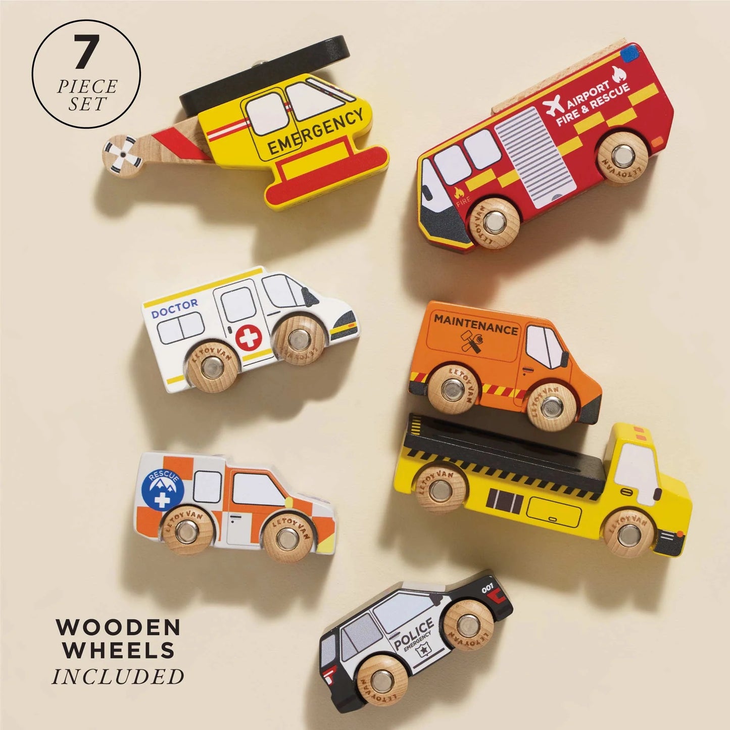 LE TOY VAN - Emergency Services Cars & Garage