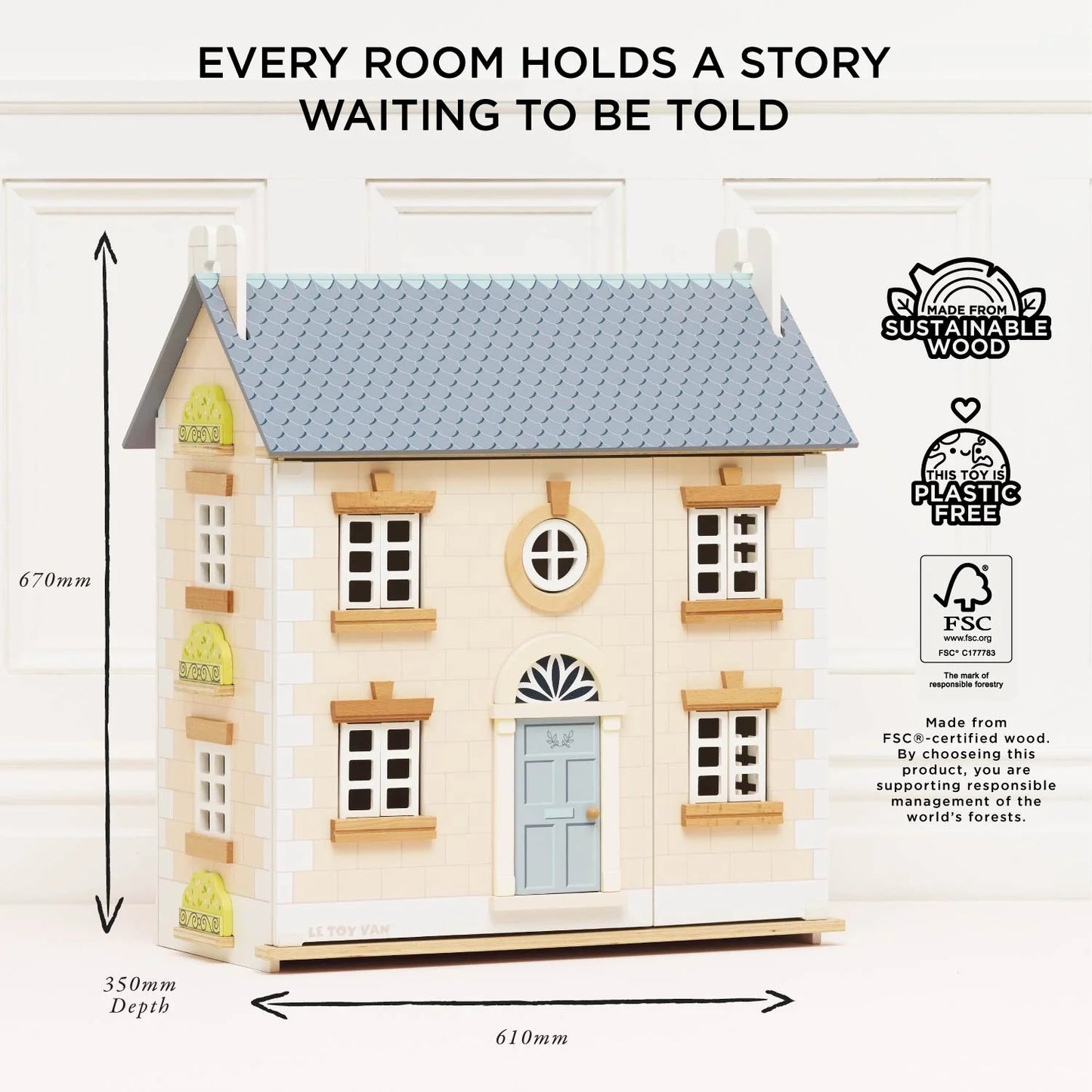 LE TOY VAN - Bay Tree Wooden Dolls House
