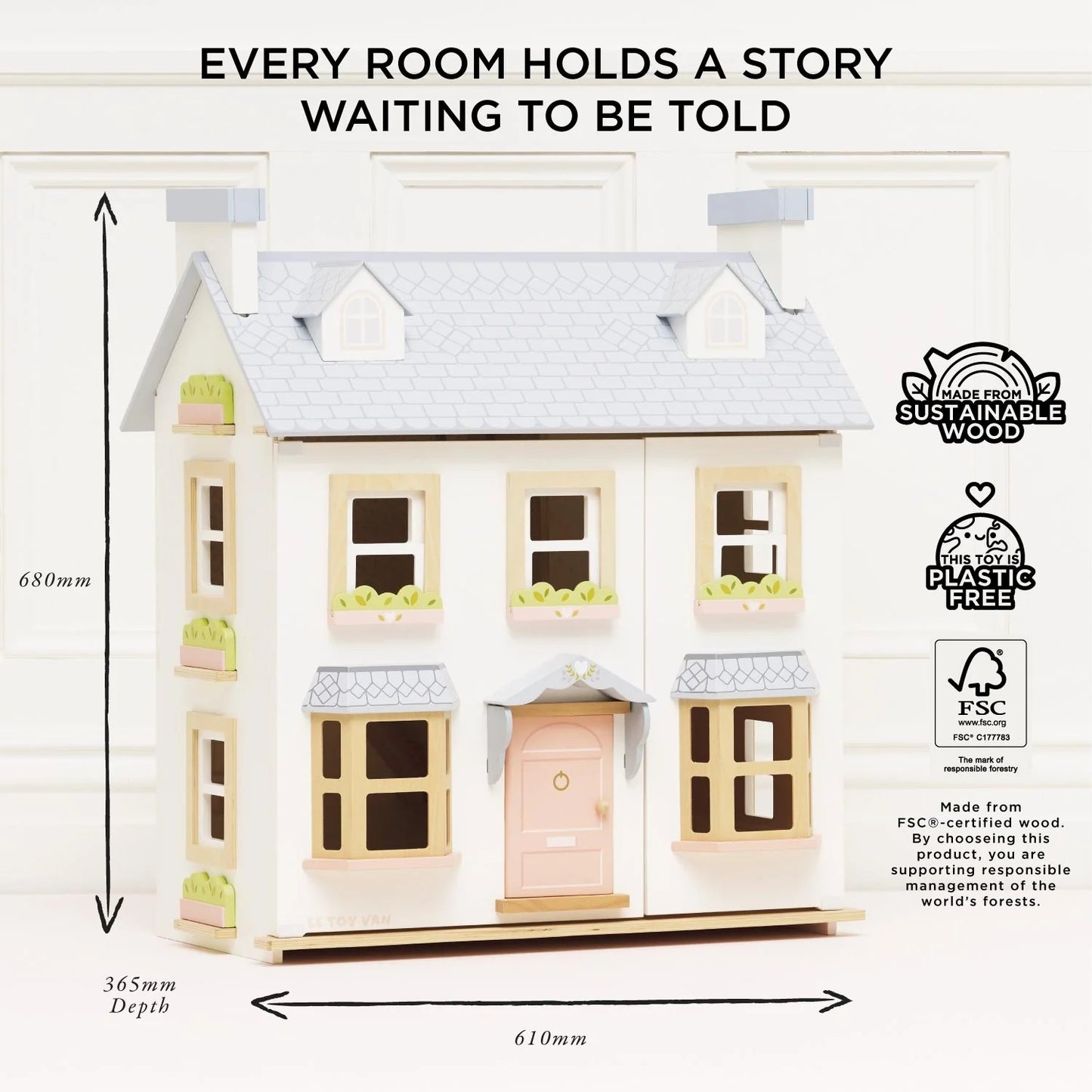 LE TOY VAN - Mayberry Manor Wooden Dolls House