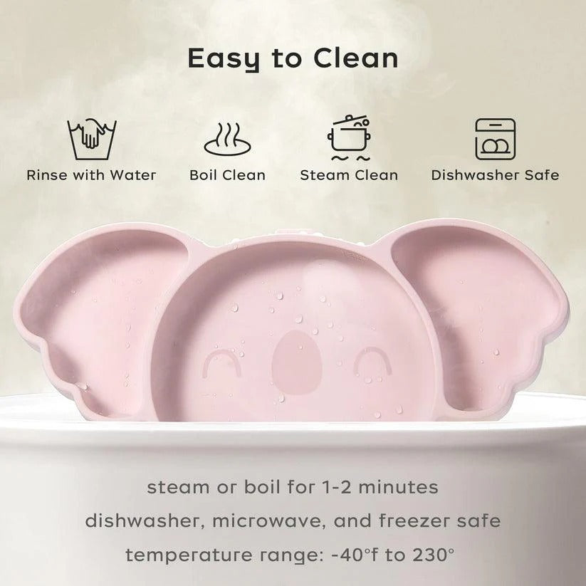 Bc Babycare - Koala Silicone Divided Plate Set
