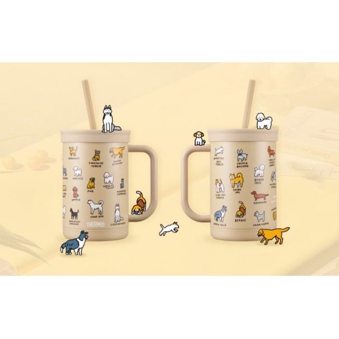 THERMOS X ZEROPERZERO The Compact Straw Cup & Tumbler 600ml