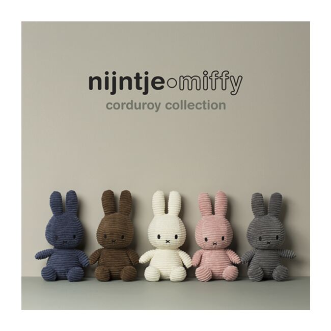 Miffy ECO Corduroy Pink - 23 cm