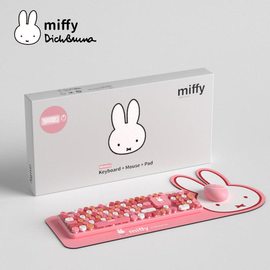 Mipow x Miffy 104 Keyboard & Mouse Combo w/ Pad