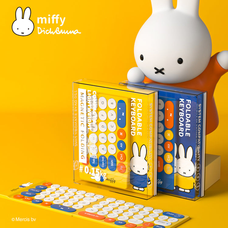 Mipow x Miffy Bluetooth Folding Keyboard