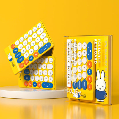 Mipow x Miffy Bluetooth Folding Keyboard