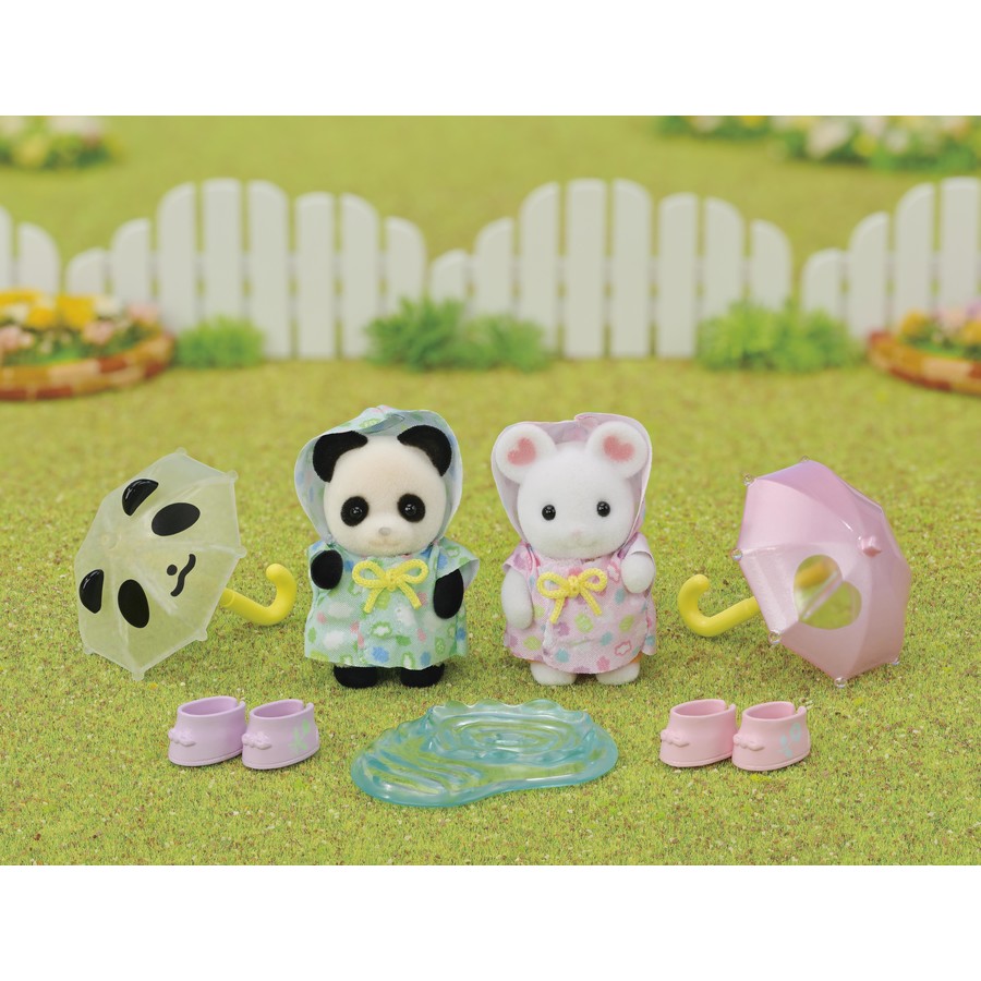 Sylvanian Families - Nursery Friends Rainy Day Duo