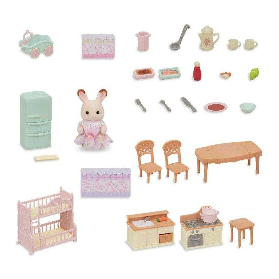 Sylvanian Families - Country Home Furniture Set Family Cooking Collection