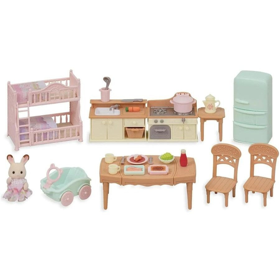 Sylvanian Families - Country Home Furniture Set Family Cooking Collection