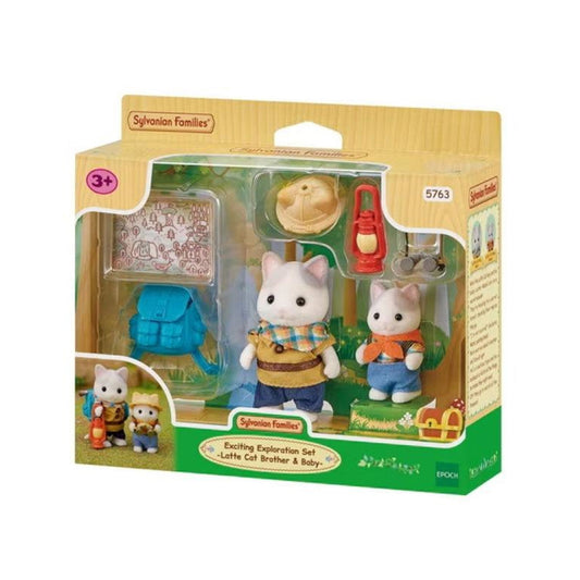 Sylvanian Families - Exciting Exploration Set (Latte Cat Brother & Baby)