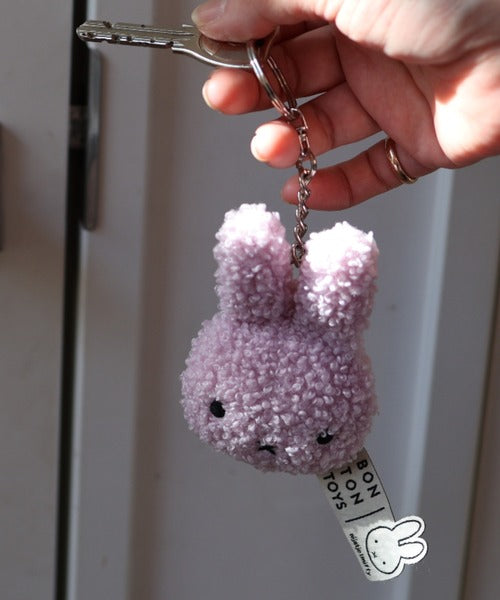 Miffy Flat Keychain ECO Tiny Teddy Lavender - 10 cm