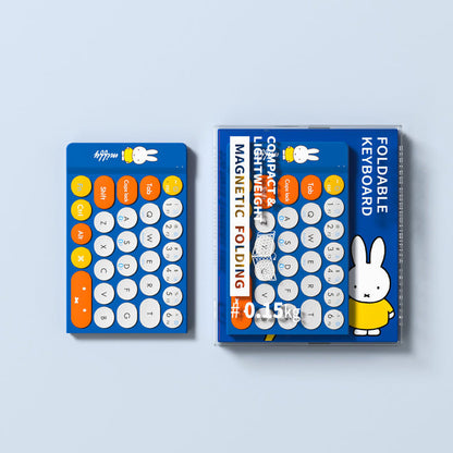 Mipow x Miffy Bluetooth Folding Keyboard