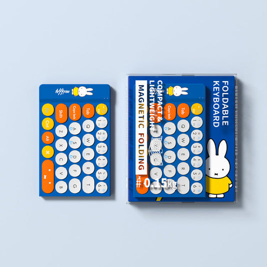 Mipow x Miffy Bluetooth Folding Keyboard