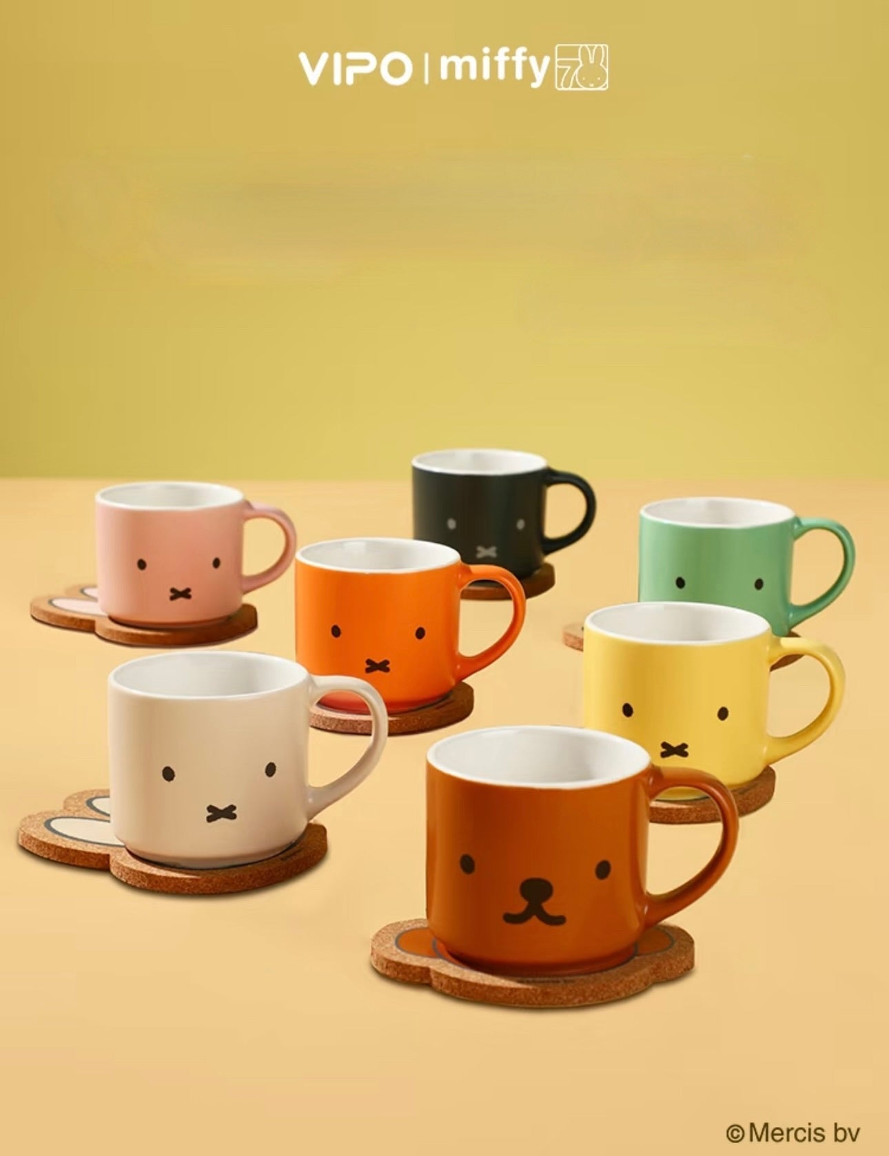 VIPO x Miffy 70th Anniversary Collectible Mug Set Blind Box