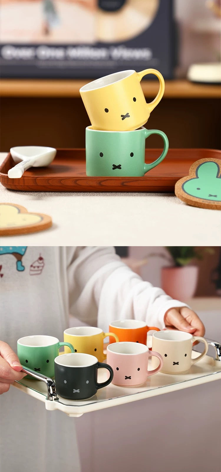 VIPO x Miffy 70th Anniversary Collectible Mug Set Blind Box