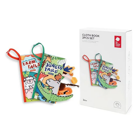 Bc Babycare - Animal Tails Cloth Books