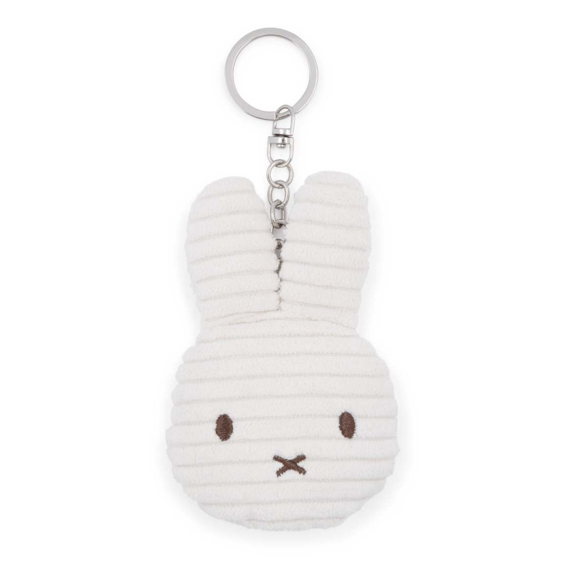 Miffy Flat Keychain ECO Corduroy Offwhite - 10 cm