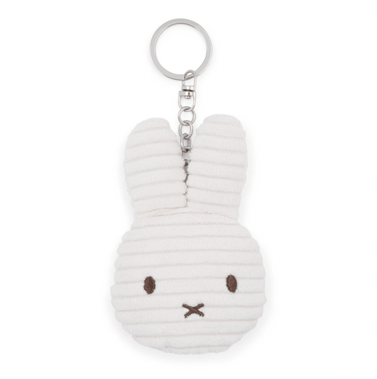 Miffy Flat Keychain ECO Corduroy Offwhite - 10 cm