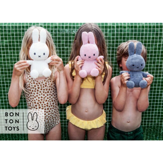 Miffy ECO Corduroy Pink - 23 cm