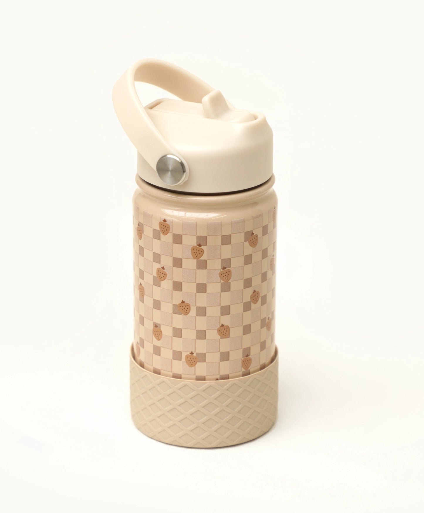 Mrs Ertha - Stainless Steel Water Bottle (Cute Strawberries)