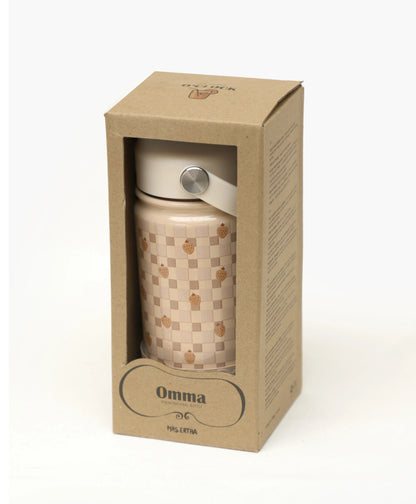 Mrs Ertha - Stainless Steel Water Bottle (Cute Strawberries)