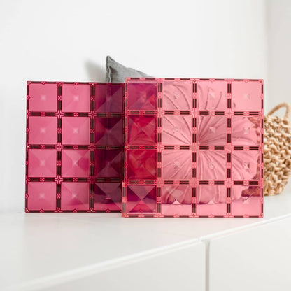 CONNETIX - Pastel Pink & Berry Base Plate 2 pc