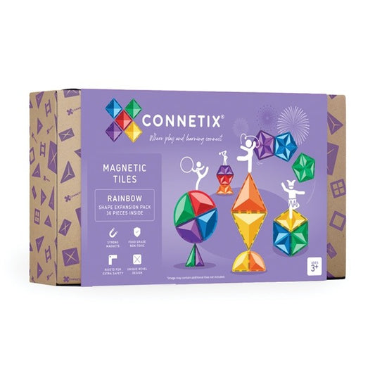 CONNETIX - Rainbow Shape Expansion Pack 36 pc
