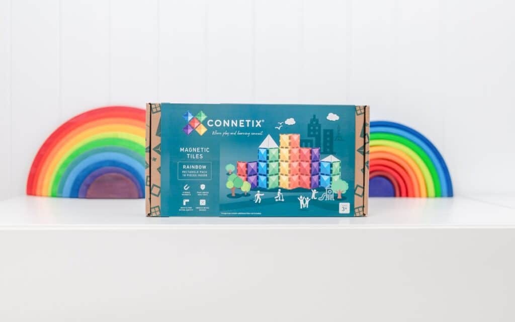 CONNETIX - Rainbow Rectangle Pack 18 pc