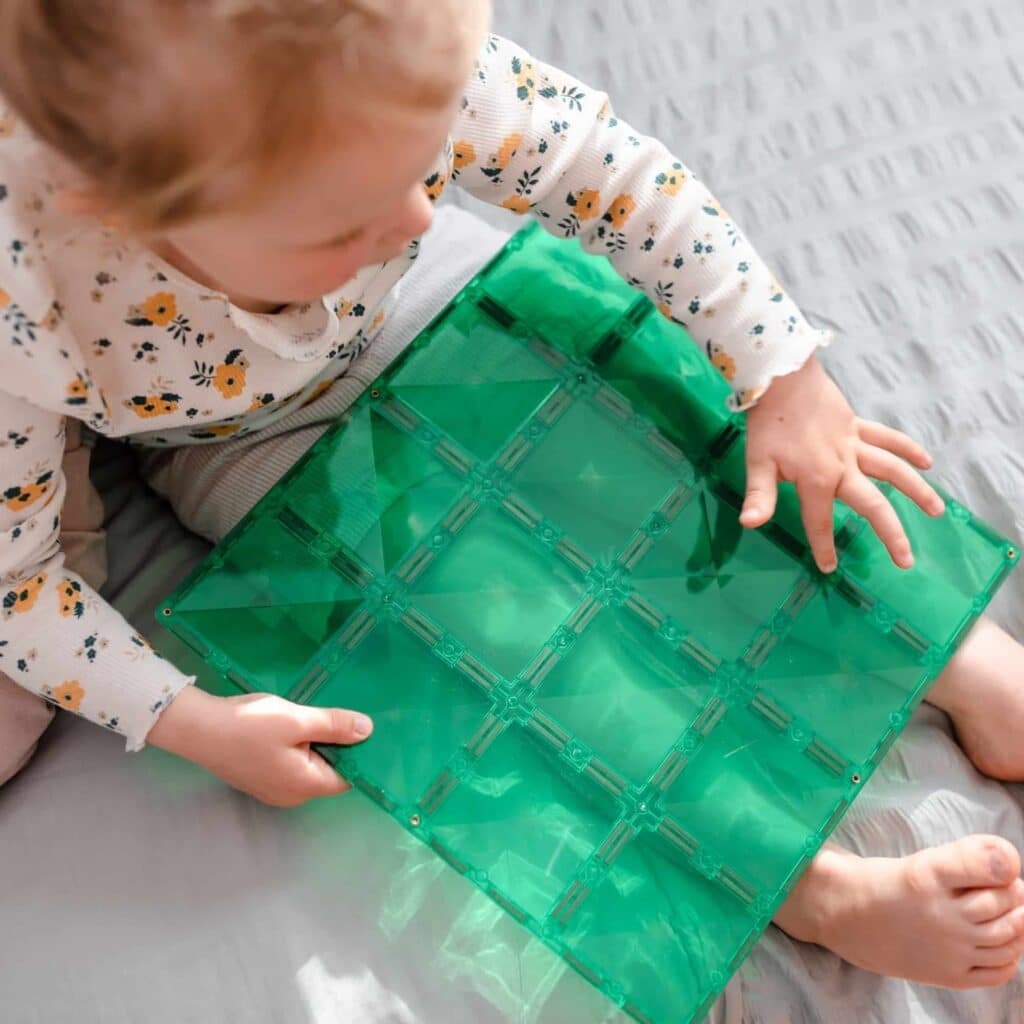 CONNETIX - Rainbow Blue & Green Base Plate 2 pc