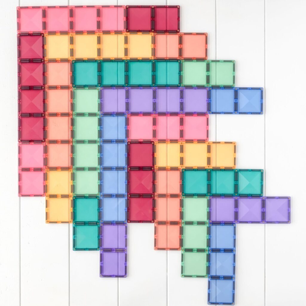 CONNETIX - Pastel Rectangle Pack 24 pc