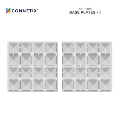 CONNETIX - Clear Base Plate Pack 2 pc