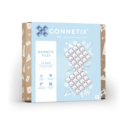 CONNETIX - Clear Base Plate Pack 2 pc