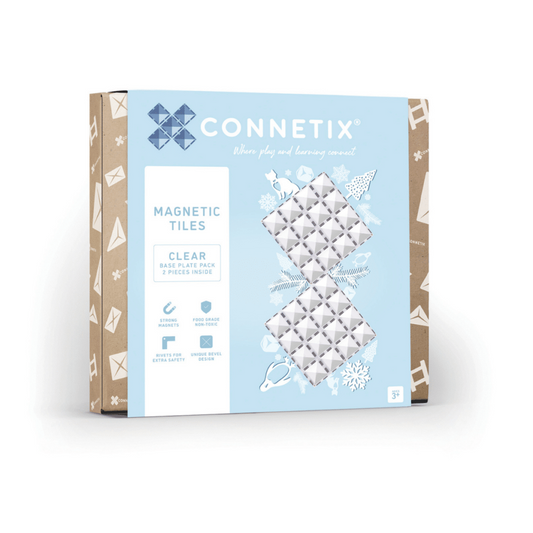 CONNETIX - Clear Base Plate Pack 2 pc