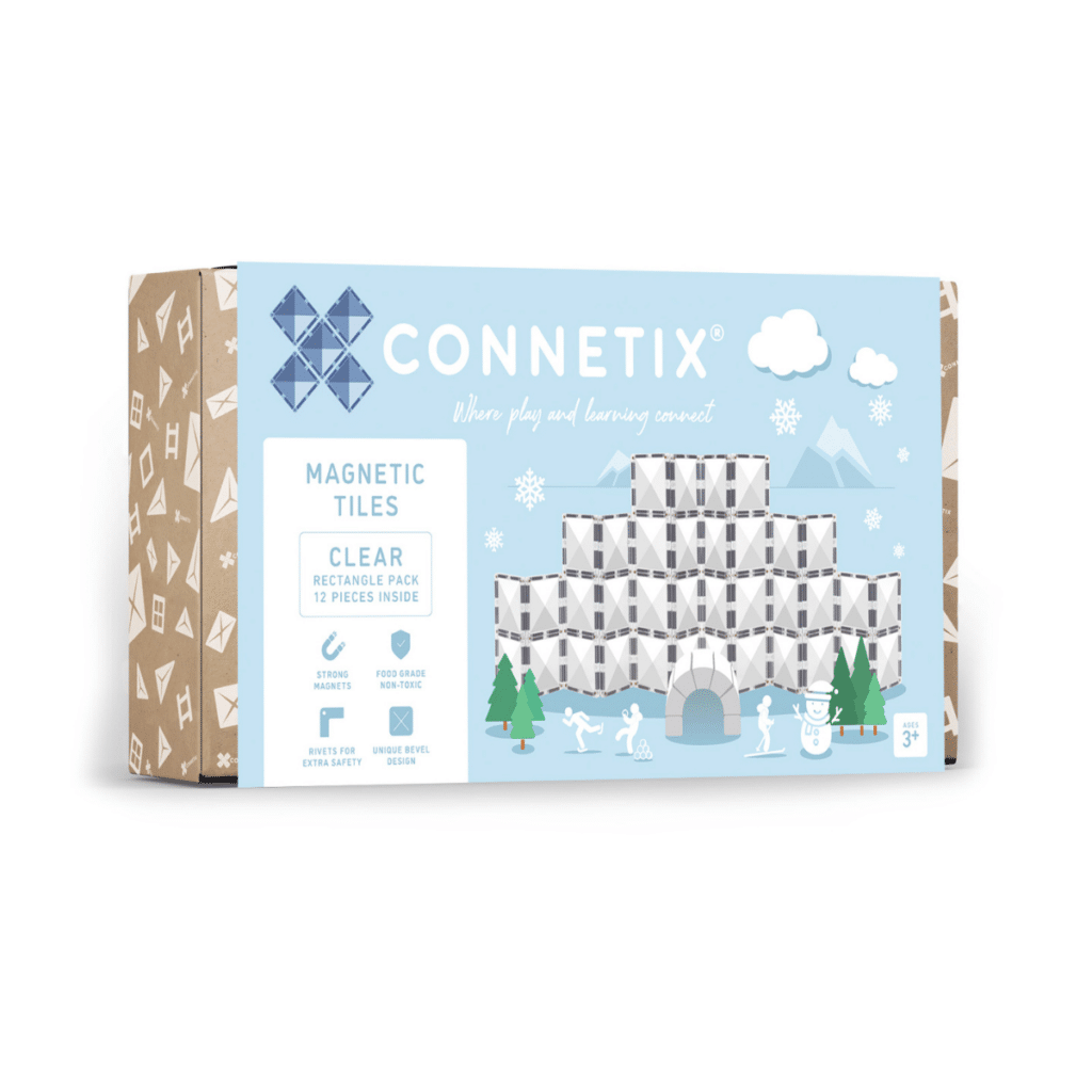 CONNETIX - Clear Rectangle Pack 12 pc