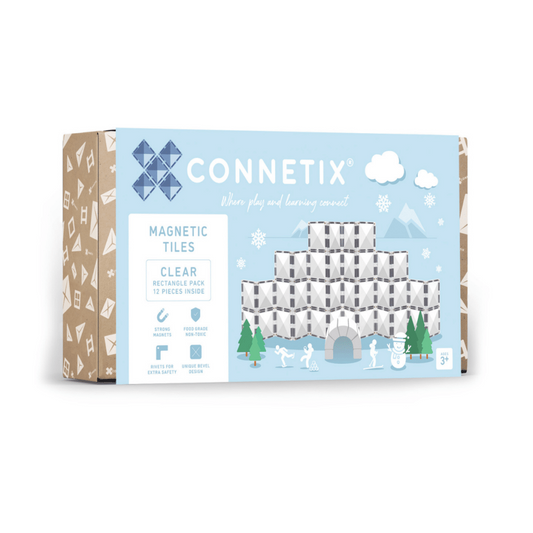 CONNETIX - Clear Rectangle Pack 12 pc