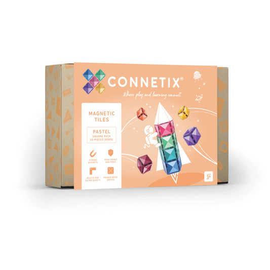 CONNETIX - Pastel Square Pack 40 pc